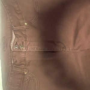 Maroon jeans